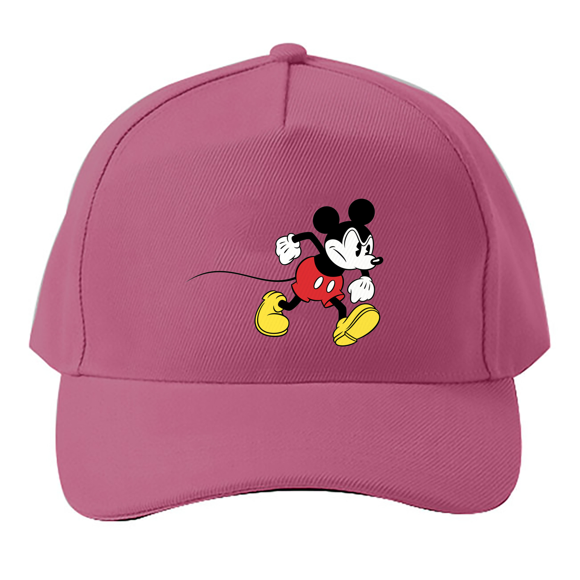 （画像用） ミッキーマウス Mickey Mouse ベースボールキャップ 綿100％ 男女兼用 帽子 スポーツ